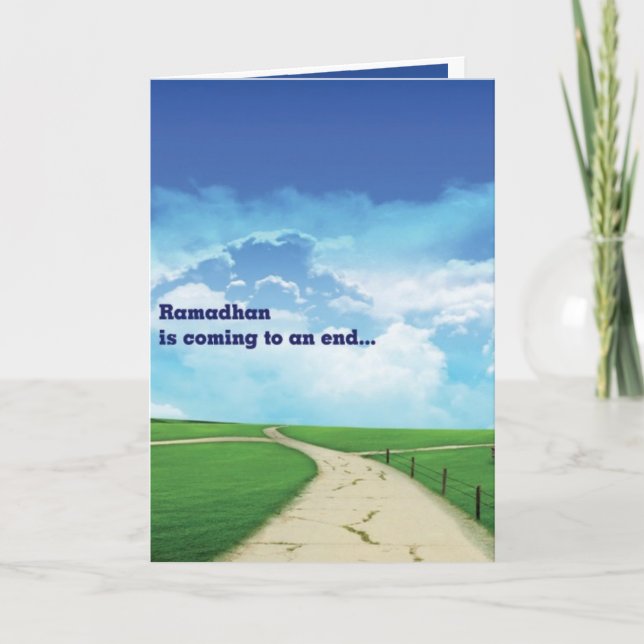 Eid hälsning helgkort (Framsida)