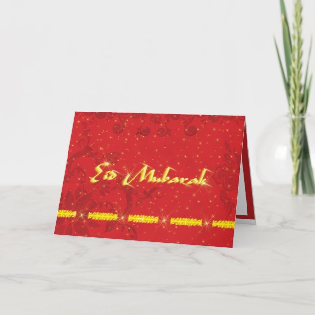 Eid Hälsning Kort (Framsida)
