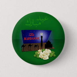 Eid Mubarak 3D Hälsning - knapp