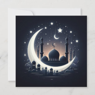 Eid Mubarak Anpassningsbar hälsningstext Julkort