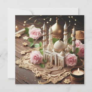 Eid Mubarak Anpassningsbar hälsningstext Julkort