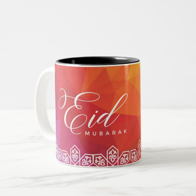 Eid Mubarak Calligraphy Mugg (Framsida vänster)