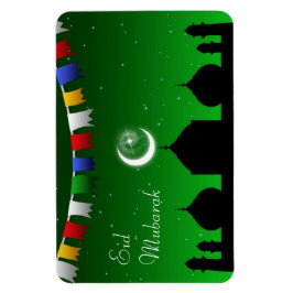 Eid Mubarak Colorful Garland Magnet