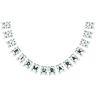 Eid mubarak crescent Islam mubarak-stjärnor Vimplar