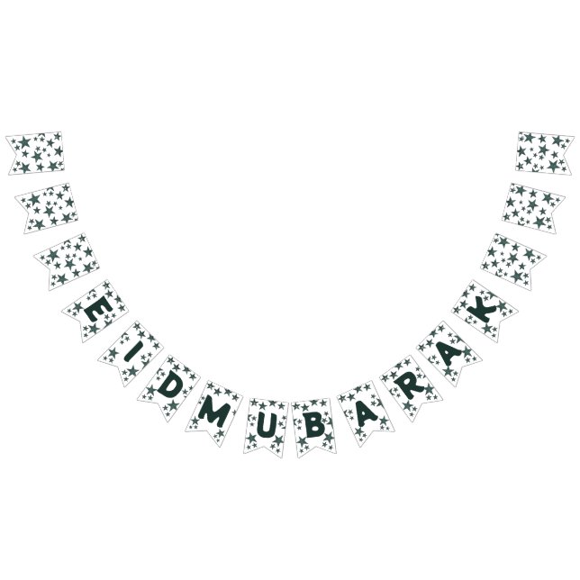 Eid mubarak crescent Islam mubarak-stjärnor Vimplar (Alla)