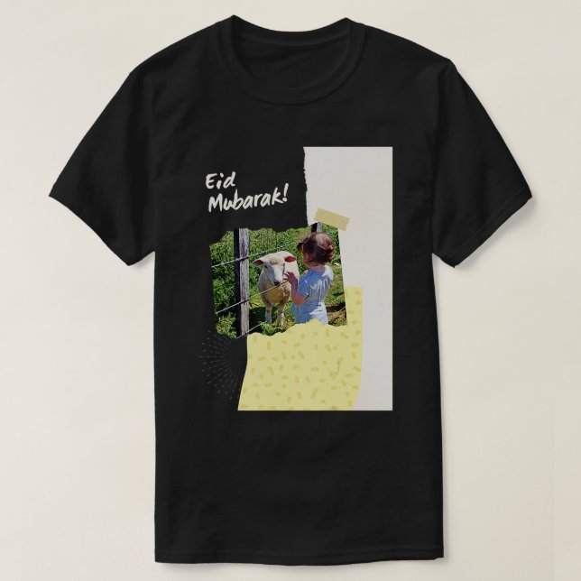 Eid Mubarak Eid Al Adha T Shirt (Design framsida)