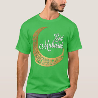 Eid Mubarak-Eid Al Fitr Islamic Helgdagars Design T Shirt