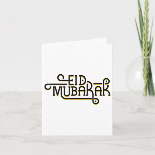 Eid Mubarak Eid Al Fitr Islamiska Helgdagar Muslim Kort