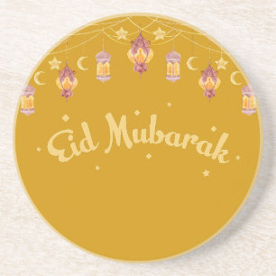 EID MUBARAK - EID T-Shirt Dekorativ kudde Underlägg