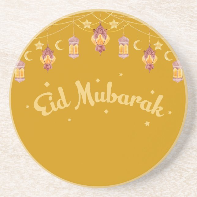EID MUBARAK - EID T-Shirt Dekorativ kudde Underlägg (Framsidan)