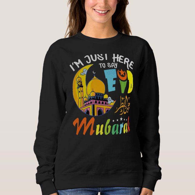 Eid Mubarak Eid Ul Fitr & Eid Ul Adha Islamic Ram T Shirt (Framsida)