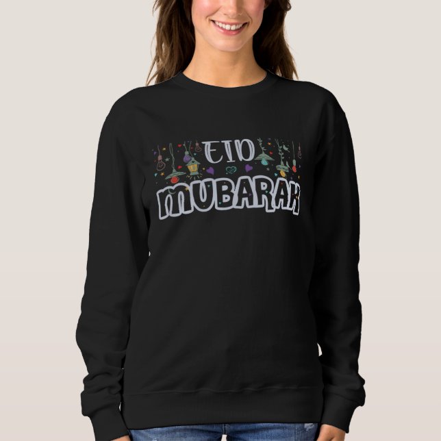 Eid Mubarak Eid Ul Fitr Eid Ul Adha Muslim Holiday T Shirt (Framsida)