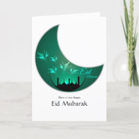 Eid Mubarak Family Photo Hälsning