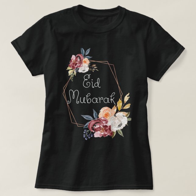 Eid Mubarak for Muslim American Manar Eid al fitr  T Shirt (Design framsida)