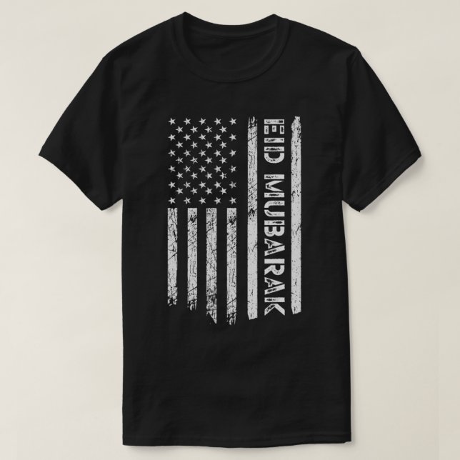 Eid Mubarak for Muslim American Manar Eid al fitr  T Shirt (Design framsida)