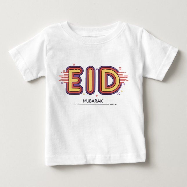 Eid Mubarak Gift: Vår Premiär Eid Mubarak T Shirt (Framsida)