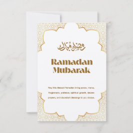 Eid Mubarak Hälsning Kort