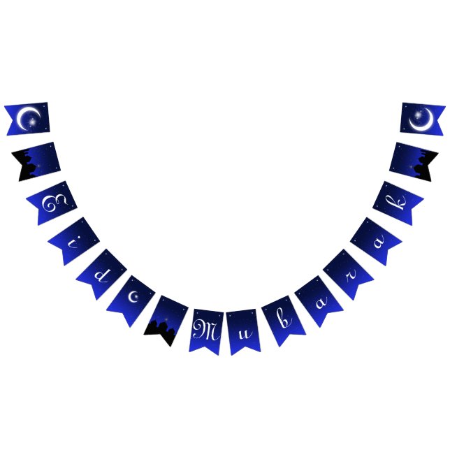 Eid Mubarak hälsning - partyBuntingbaner Vimplar (Alla)