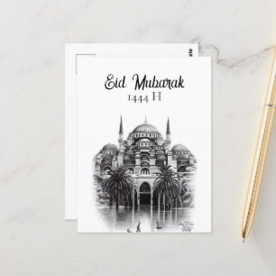 Eid Mubarak Hälsning vykort