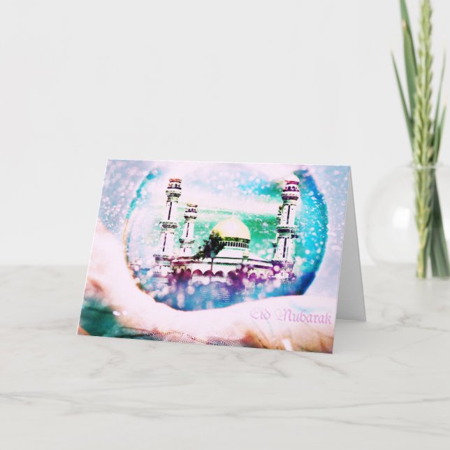 Eid Mubarak Helgkort (Framsida)