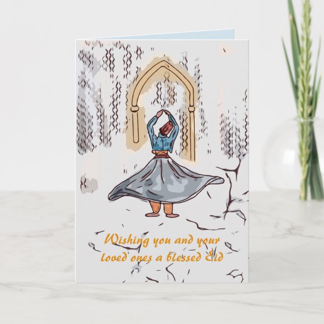 Eid Mubarak Helgkort (Framsida)