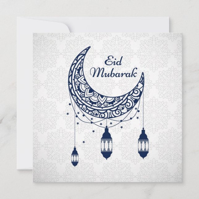Eid Mubarak Inbjudningar (Framsida)