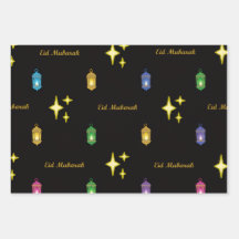 Eid Mubarak Inpackningspapper