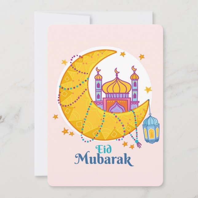 Eid Mubarak Julkort (Framsida)