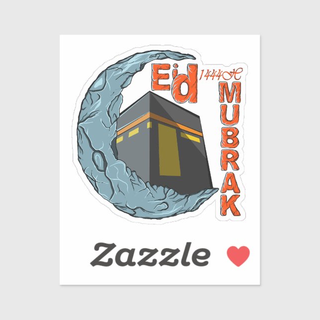 Eid mubarak klistermärken (Ark)