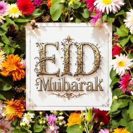 Eid Mubarak Klistermärken