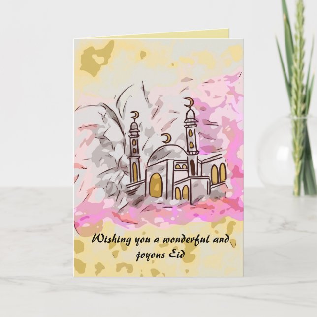 Eid Mubarak kort (Framsida)