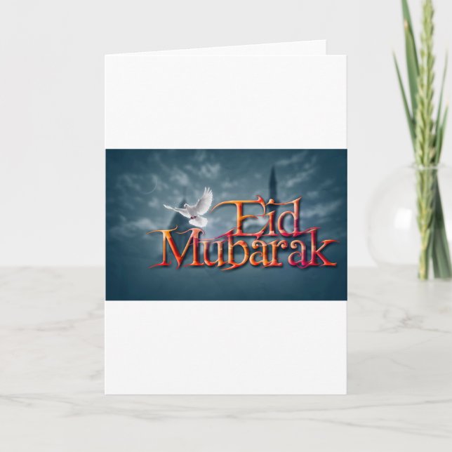 Eid-Mubarak. Kort (Framsida)