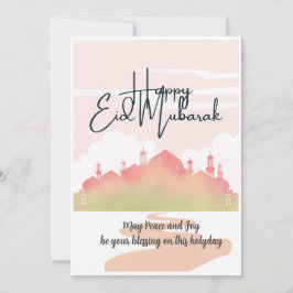 Eid Mubarak-kort för firandet Julkort