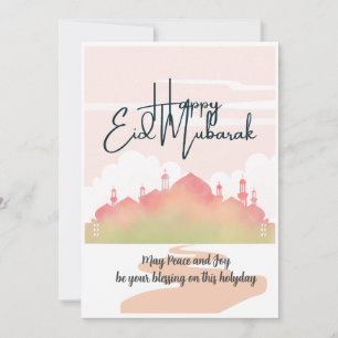 Eid Mubarak-kort för firandet Julkort