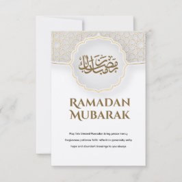 Eid Mubarak-kort med Masjid Kort