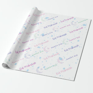 Eid Mubarak/ Lycklig Eid/Ramadan Wrapping Papper  Presentpapper