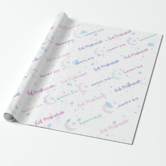 Eid Mubarak/ Lycklig Eid/Ramadan Wrapping Papper Presentpapper