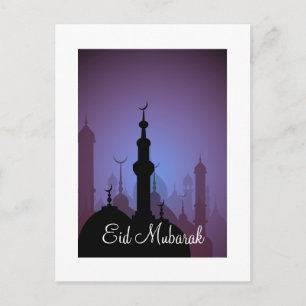 Eid Mubarak Lycklig Eid Vykort