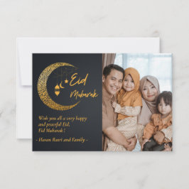 Eid Mubarak Måne Digital Download Personlig Inbjudningar