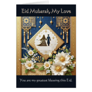 Eid Mubarak, min Kärlek Hälsningskort