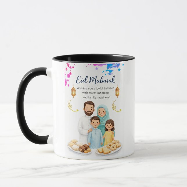 Eid Mubarak Mug Mugg (Vänster)