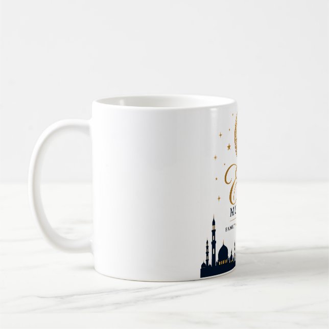 Eid Mubarak Mugg | Elegant Islamskt Gåva (Vänster)