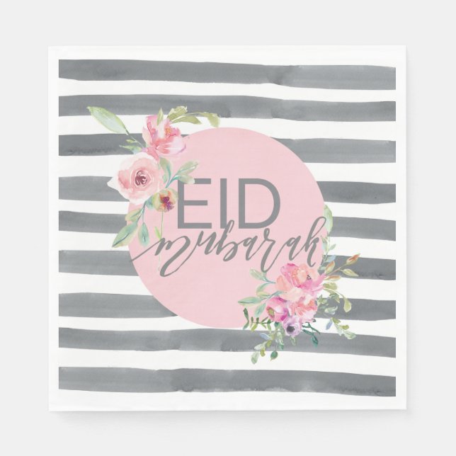 Eid Mubarak Napkin Pappersservett (Framsidan)
