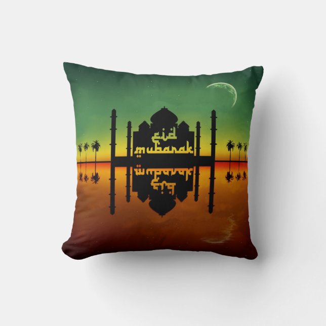 Eid Mubarak Nattreflektion Kudde (Framsida)