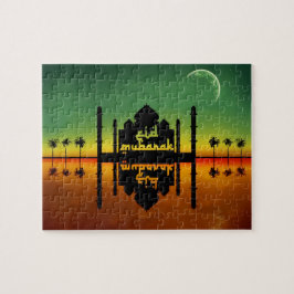 Eid Mubarak nattreflexion Pussel