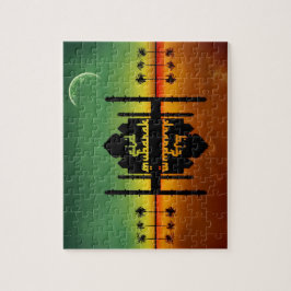 Eid Mubarak nattreflexion Pussel