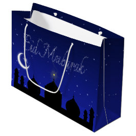 Eid Mubarak Night Stars Mosque