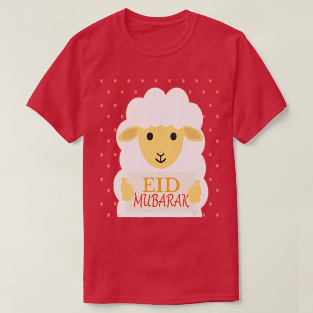 Eid Mubarak och Eid Al Adha Funny T Shirt (Design framsida)