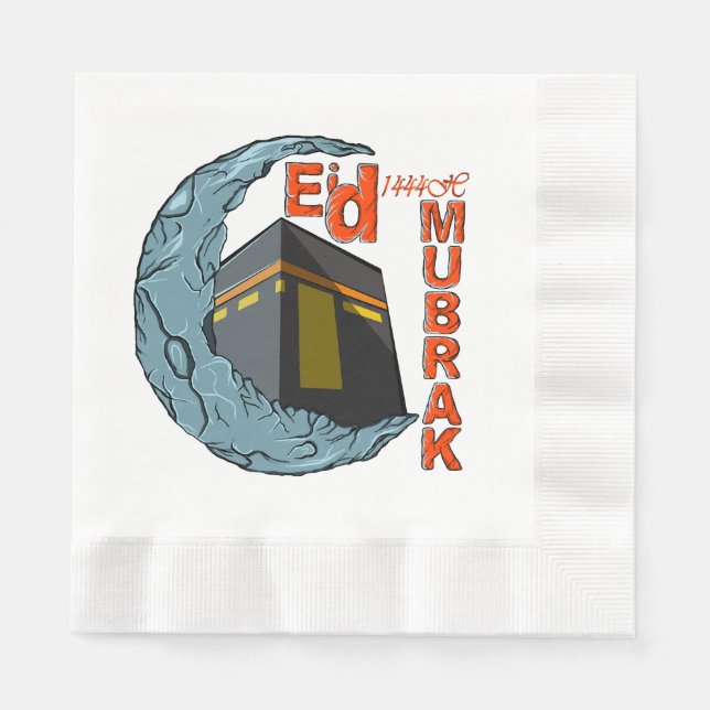 Eid mubarak pappersservett (Framsidan)