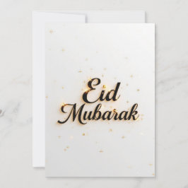 Eid mubarak Personalized Modern Card Inbjudningar